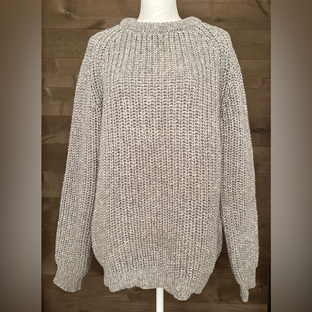 100% Pure Wool West Country Chunky Sweater Hand Fashioned Knitwear England